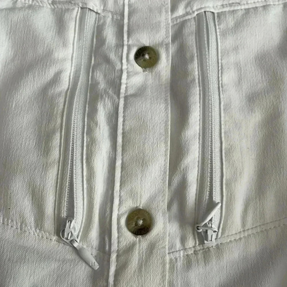 [L]Columbia PFG Omni Shield Blood N  Nuts White L/S Shirt - Picture 5 of 10